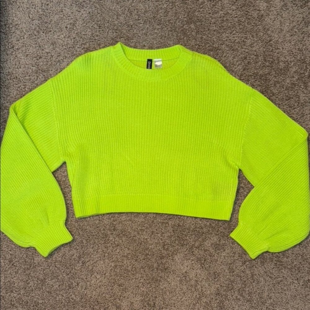 H&M Lime Green Sweater (Never been worn)